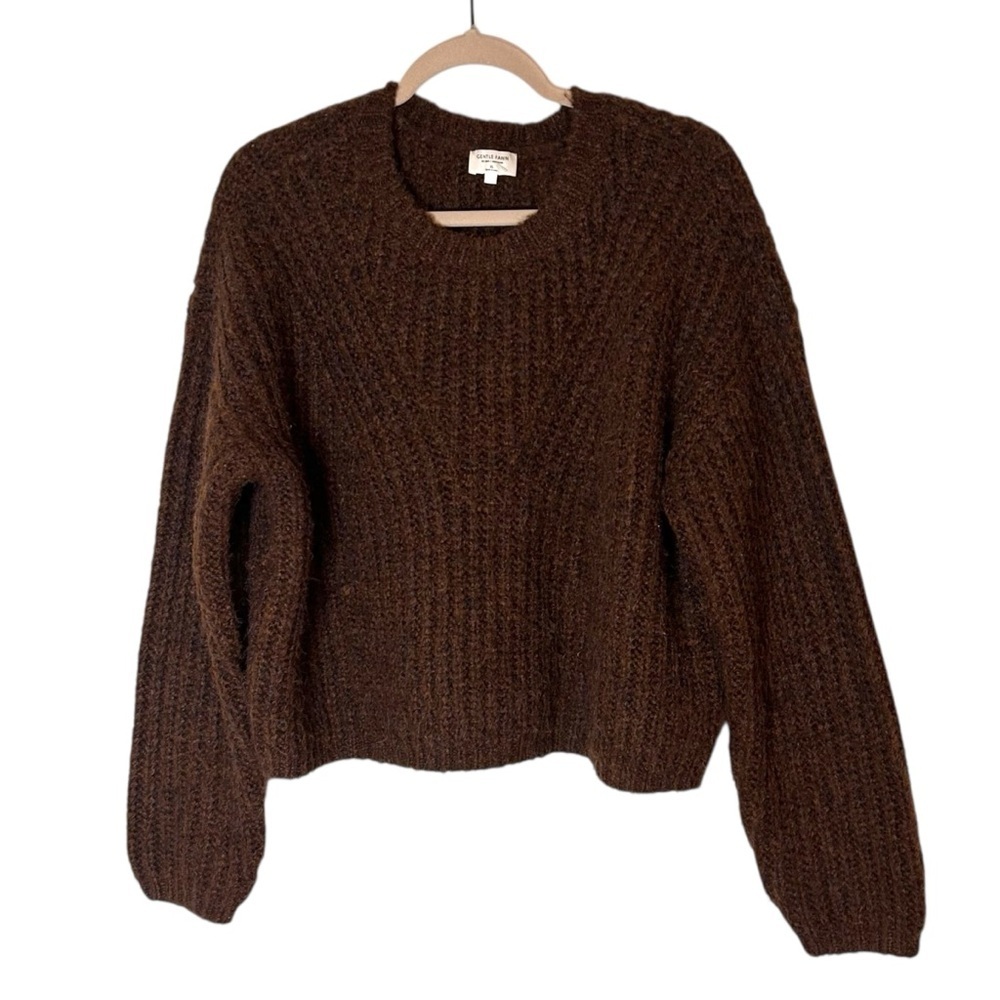 Gentle Fawn Carnaby Pullover Sweater- Brown- Size XL - Picture 6 of 12